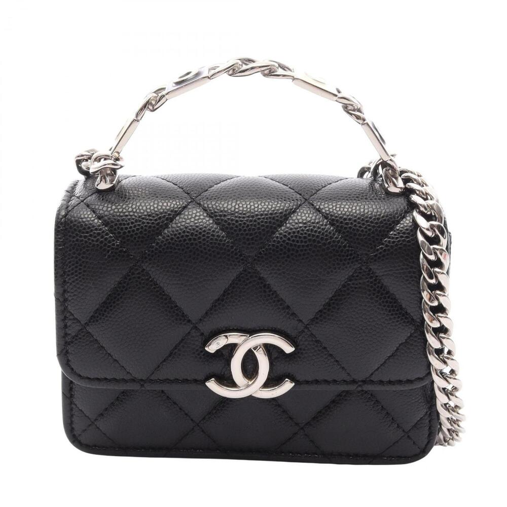 Chanel Matelassé 2-Way Shoulder Bag/Handbag, Caviar Leather (Grained Calfskin...